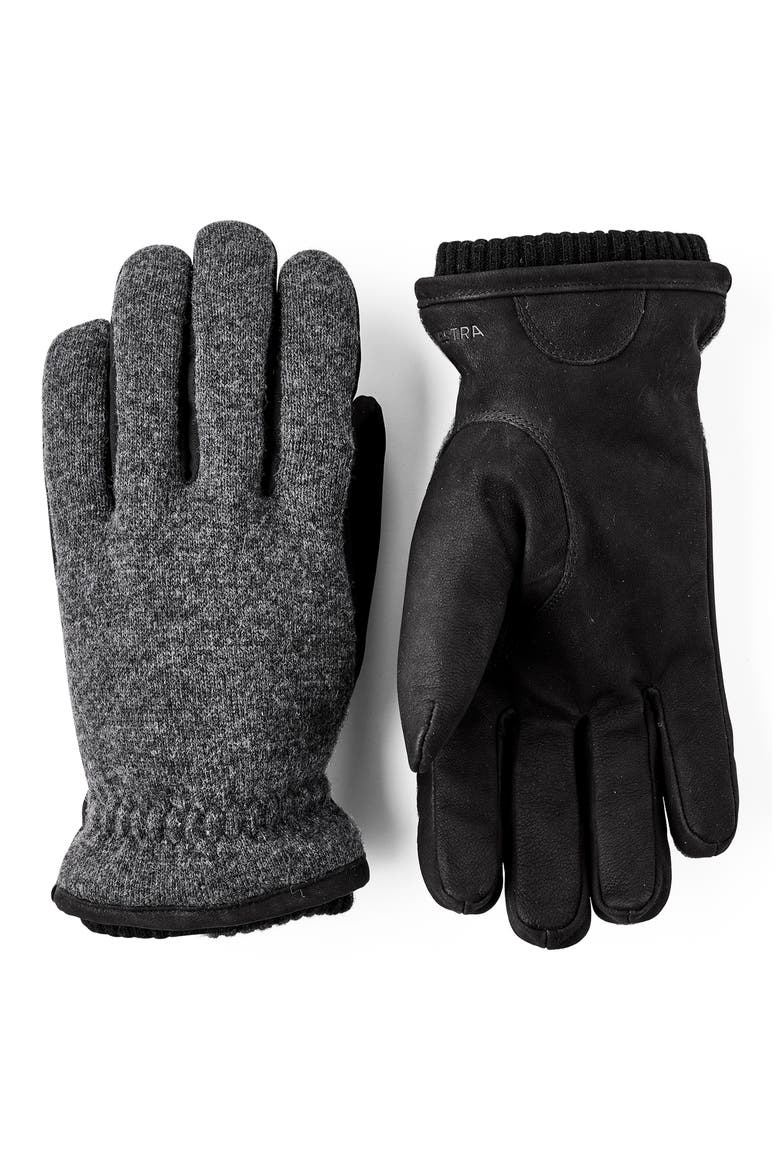 Noah Insulated Gloves, Main, color, CHARCOAL/ BLACK