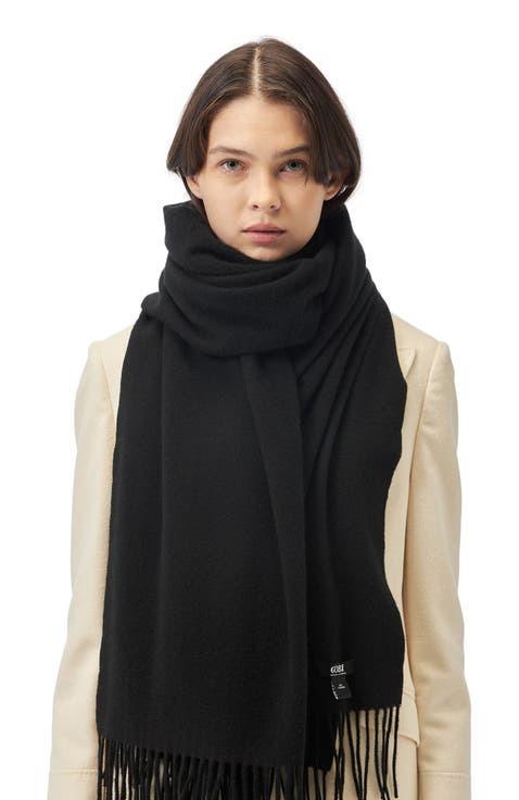 Oversized Cashmere Woven Scarf