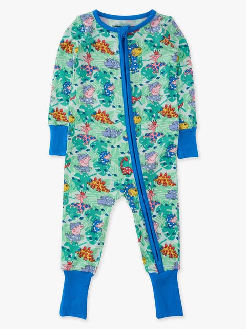 Peppa Pig & Friends Convertible One Piece Pajama, Viscose