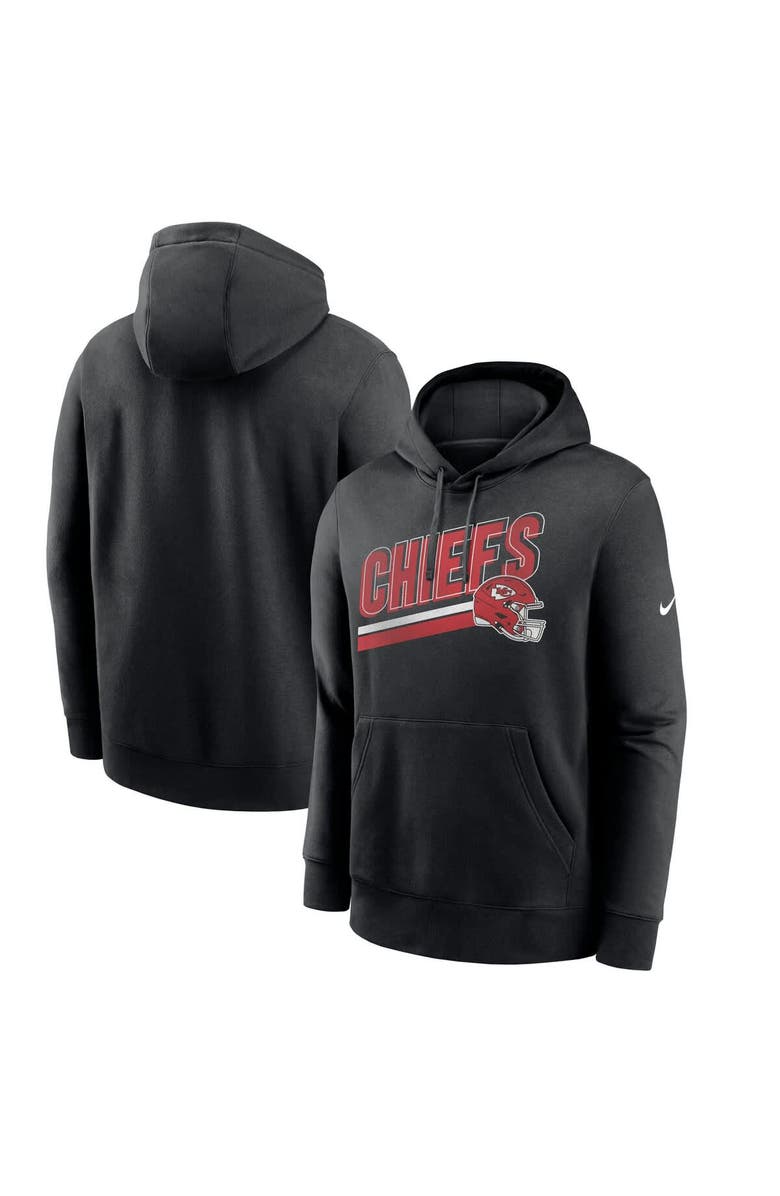 Nike Men's Nike Black Kansas City Chiefs Club Fleece Pullover Hoodie, Main, color, Black