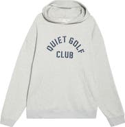Quiet Golf Stencil Logo Cashmere Hoodie