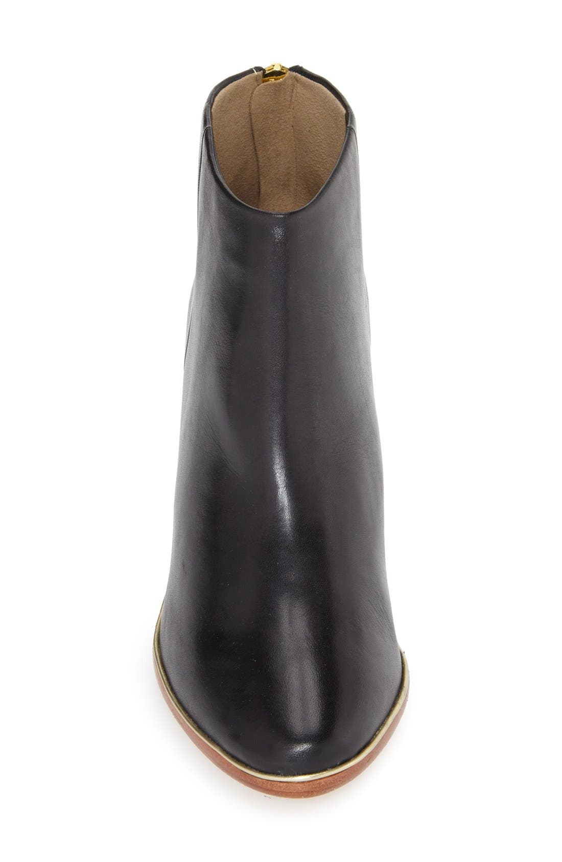'Lorca 2' Bootie, Alternate, color, BLACK LEATHER