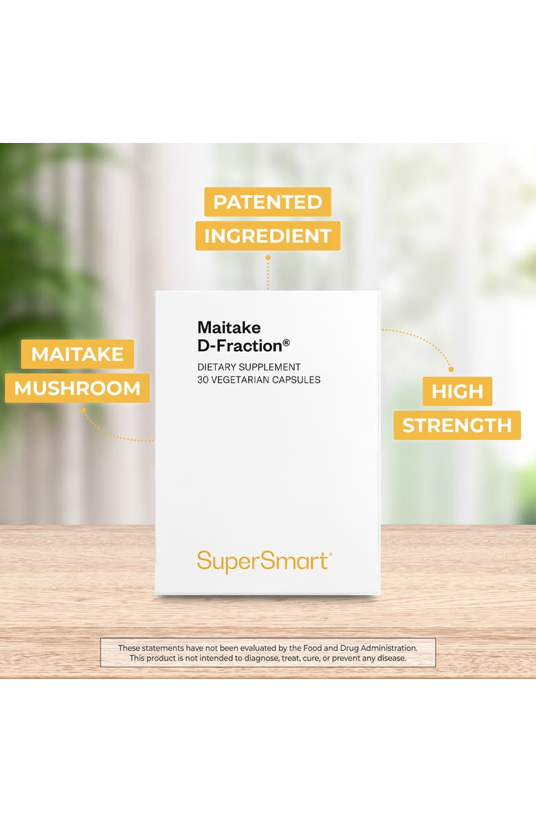 SuperSmart Maitake D Fraction Pro 100mg, Alternate, color, NO COLOR