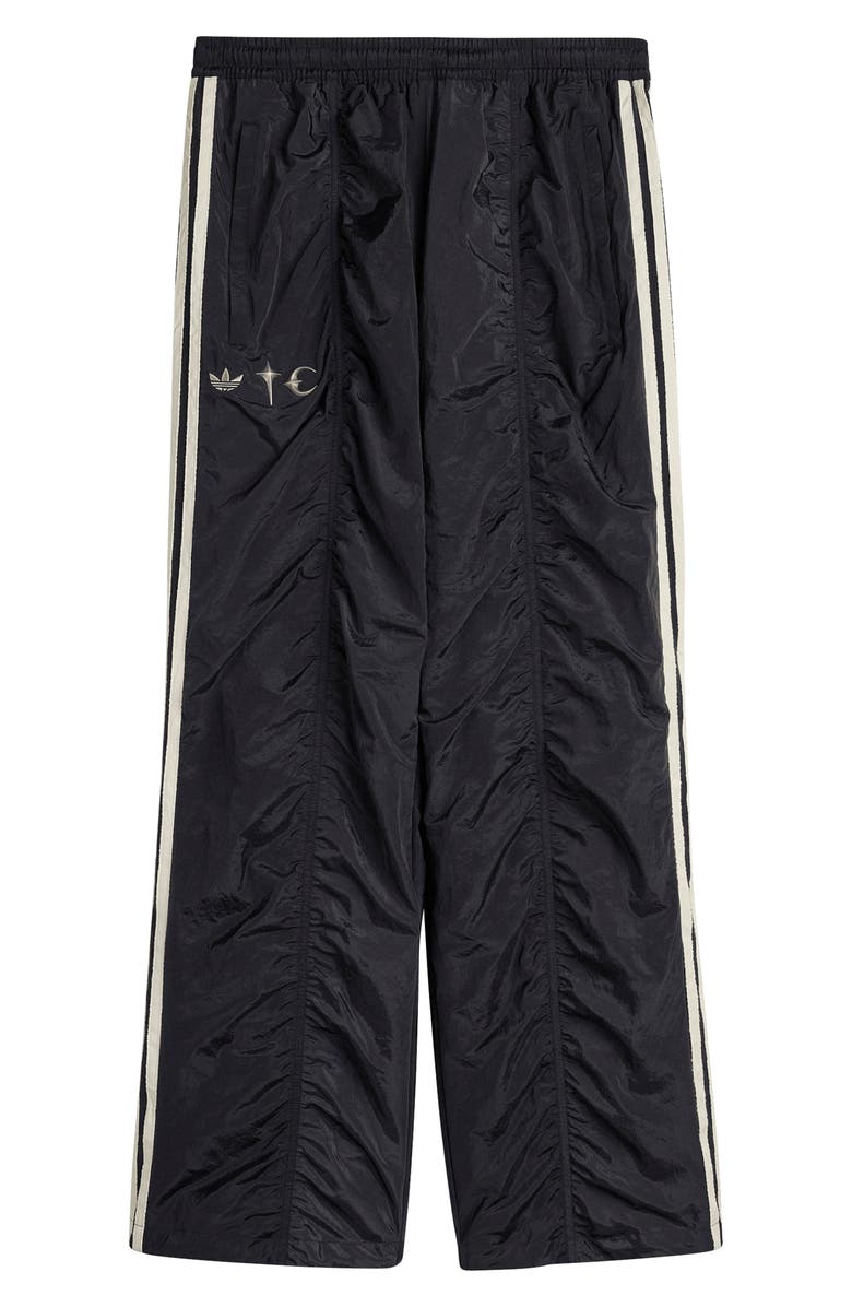 adidas Woven Track Pants, Main, color, Black/ Silver Metallic
