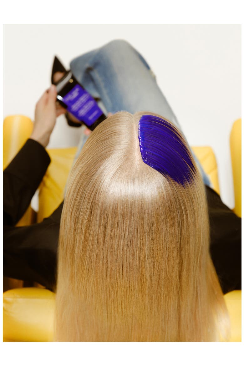 Blonde, White & Grey Hair Mask, Alternate, color, NO COLOR