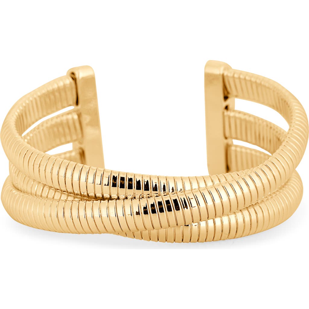 Nordstrom Rack Omega Chain Cuff Bracelet In Gold