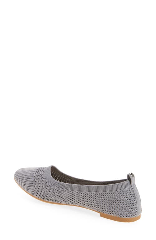 Danskin Vision Knit Ballet Flat In Grey