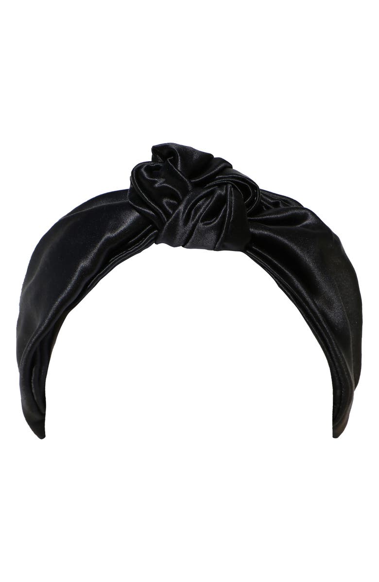 slip Knot Headband, Main, color, Black