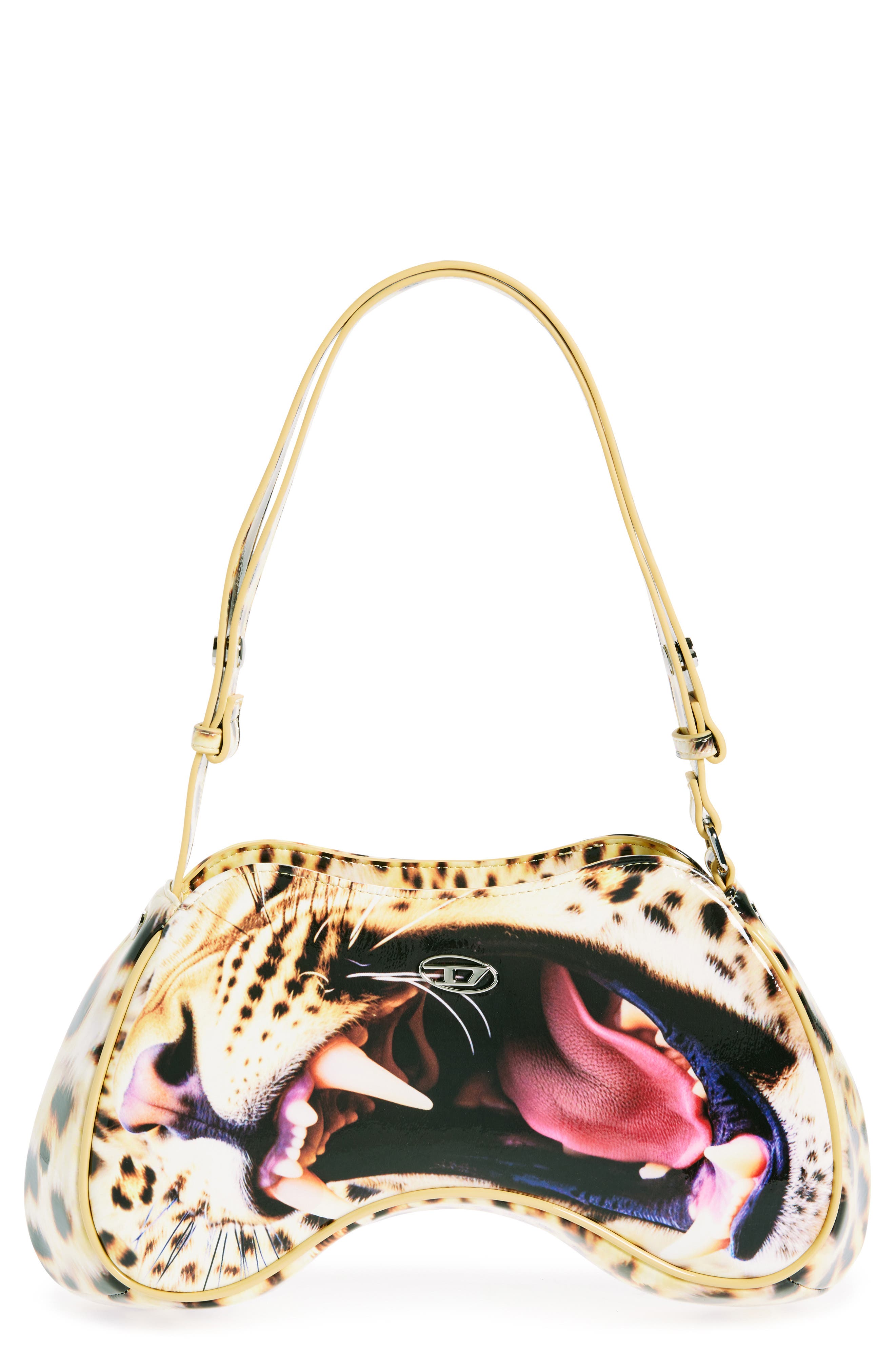 DIESEL<sup>®</sup> Play Leopard Shoulder Bag, Main, color, 