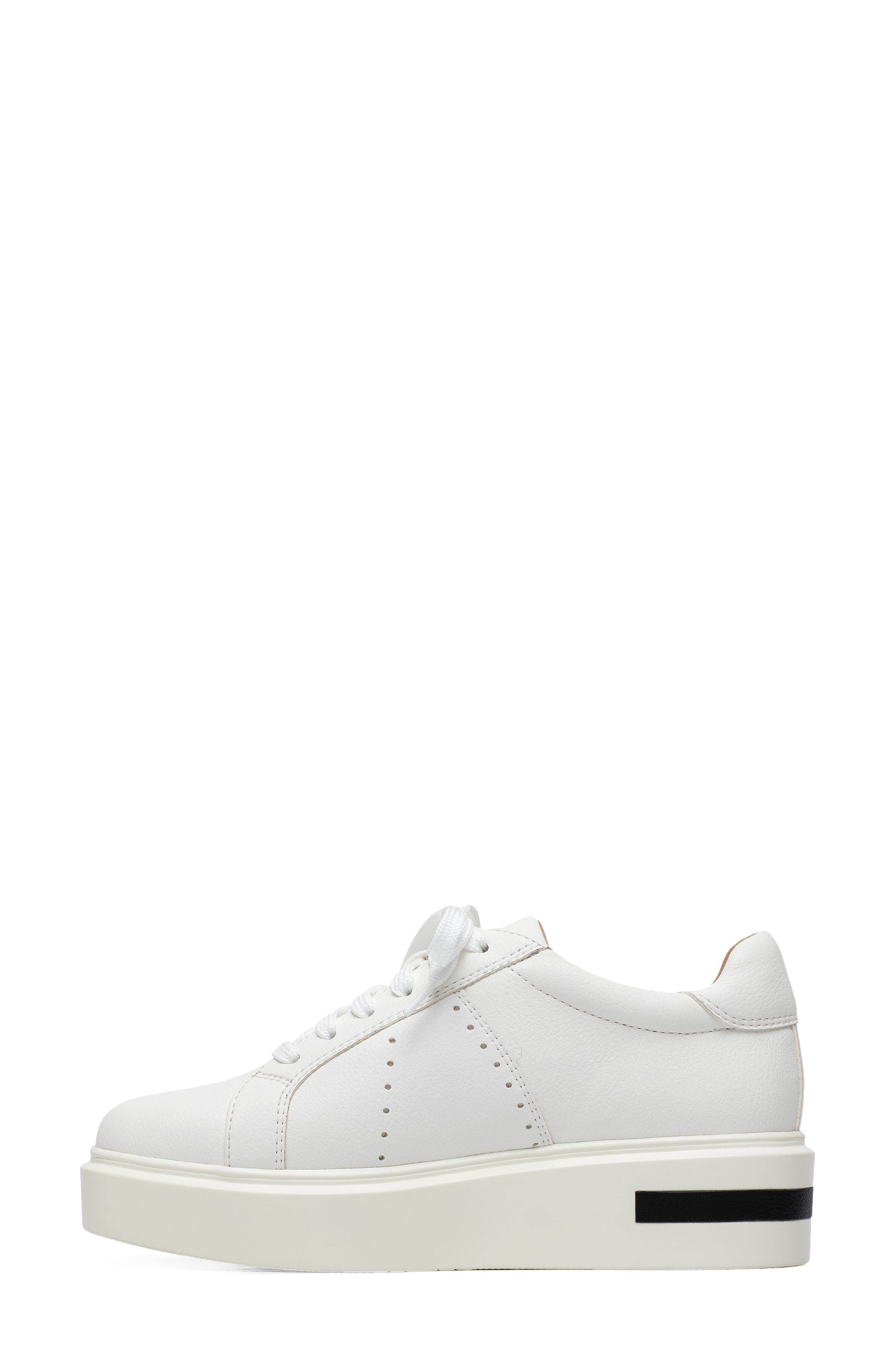 Linea Paolo Kozie Platform Sneaker, Alternate, color, White