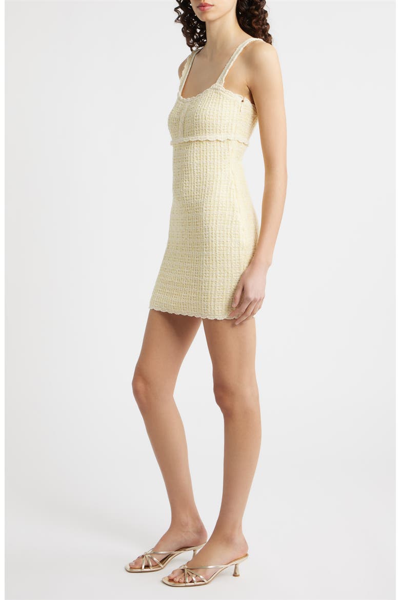 Etna Knit Body-Con Knit Minidress, Alternate, color, DAYLILY YELLOW