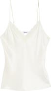 Etam Milky Silk Lace Trim Camisole