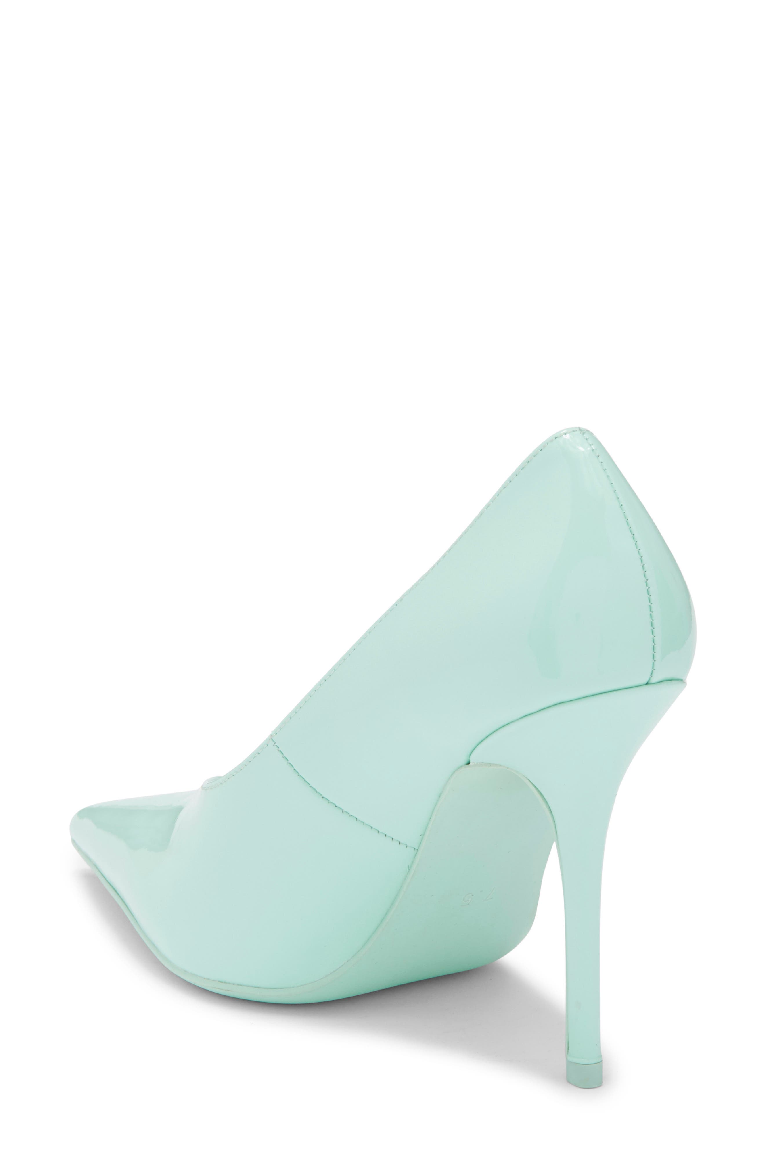 Diffuse Pointed Toe Pump, Alternate, color, MINT PATENT