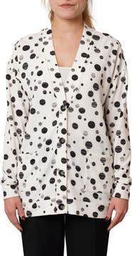 CYRUS Drop Shoulder Dot French Terry Sweater