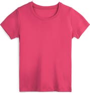 Mightly Organic Cotton Short Sleeve Ribbed Scoop Neck Tee