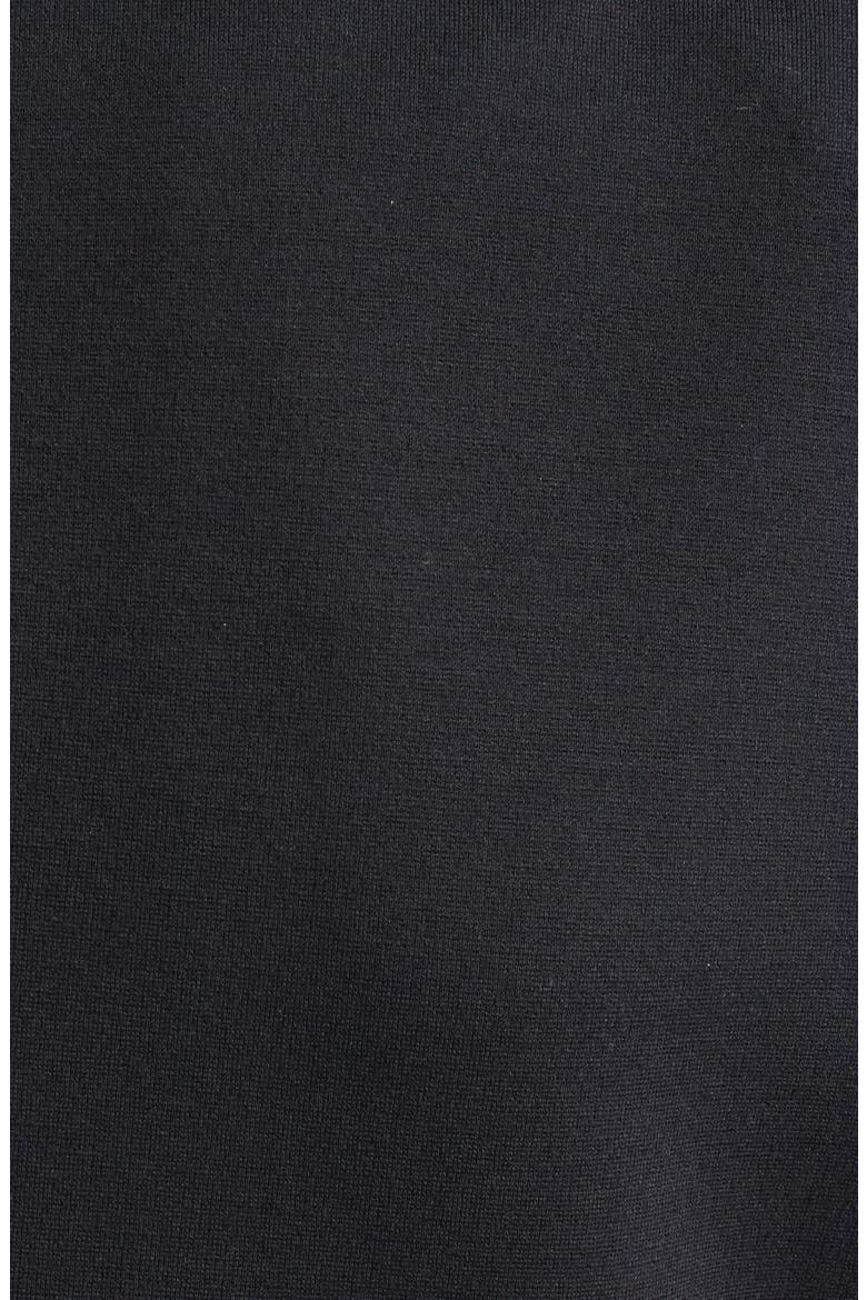 Shaped V-Neck Jersey Jacket, Alternate, color, SOLID BLACK