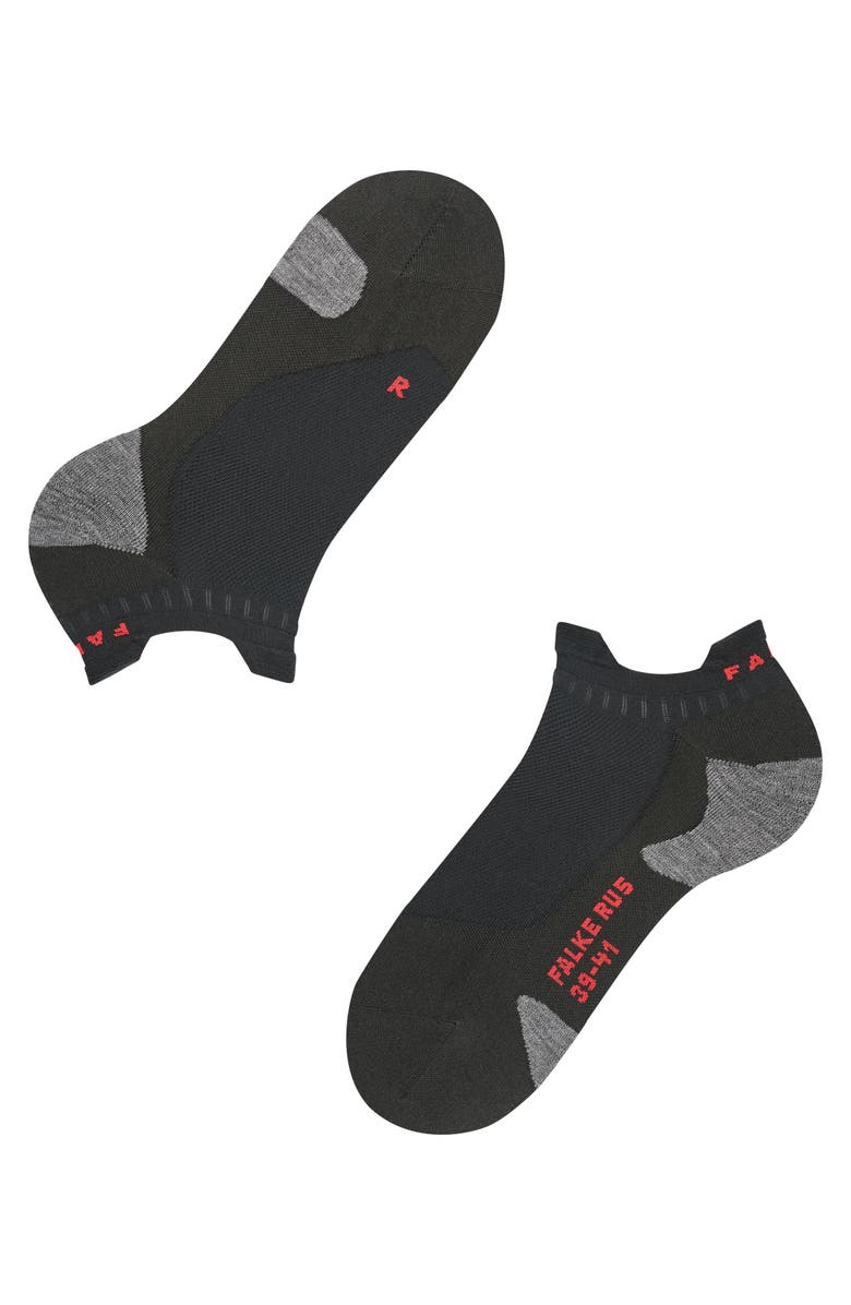 Falke RU5 Race Invisible Running Socks, Alternate, color, Black-Mix