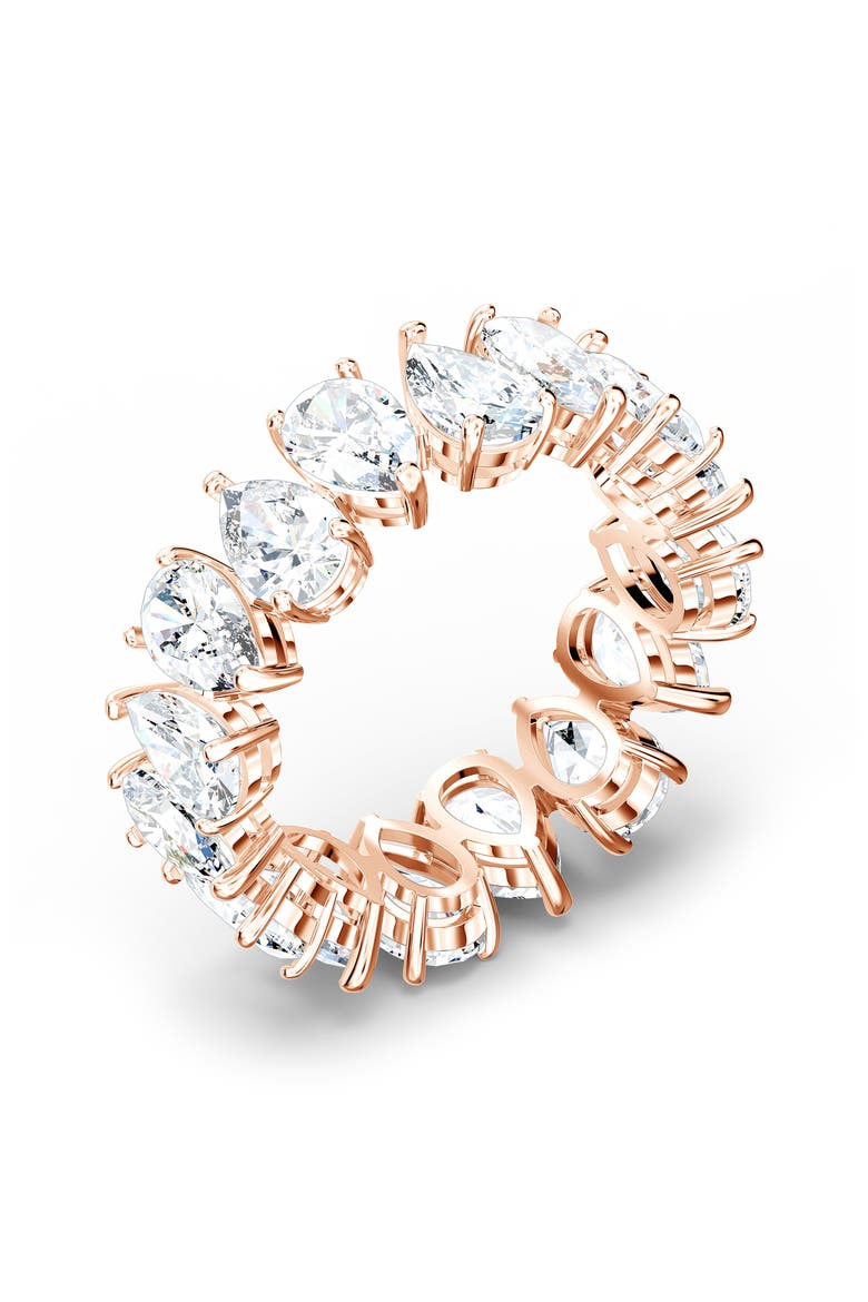 Matrix Crystal Ring, Alternate, color, WHITE