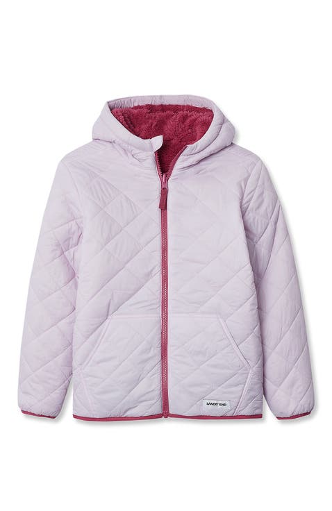 Kids Reversible Water Resistant High Pile Insulated Jacket