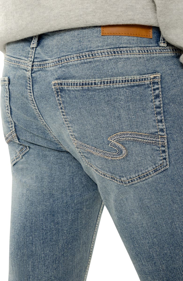 Silver Jeans Co. Jace Slim Bootcut Stretch Jeans, Alternate, color, Rugged