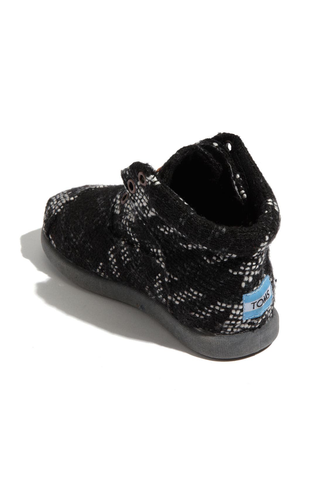 TOMS 'Botas Tiny - Houndstooth' Chukka Boot, Alternate, color, 