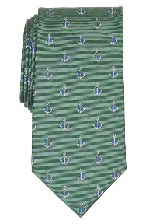 Anchors Print Tie