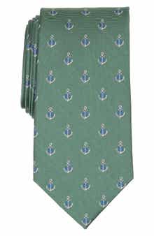 Brooks Brothers Anchors Print Tie