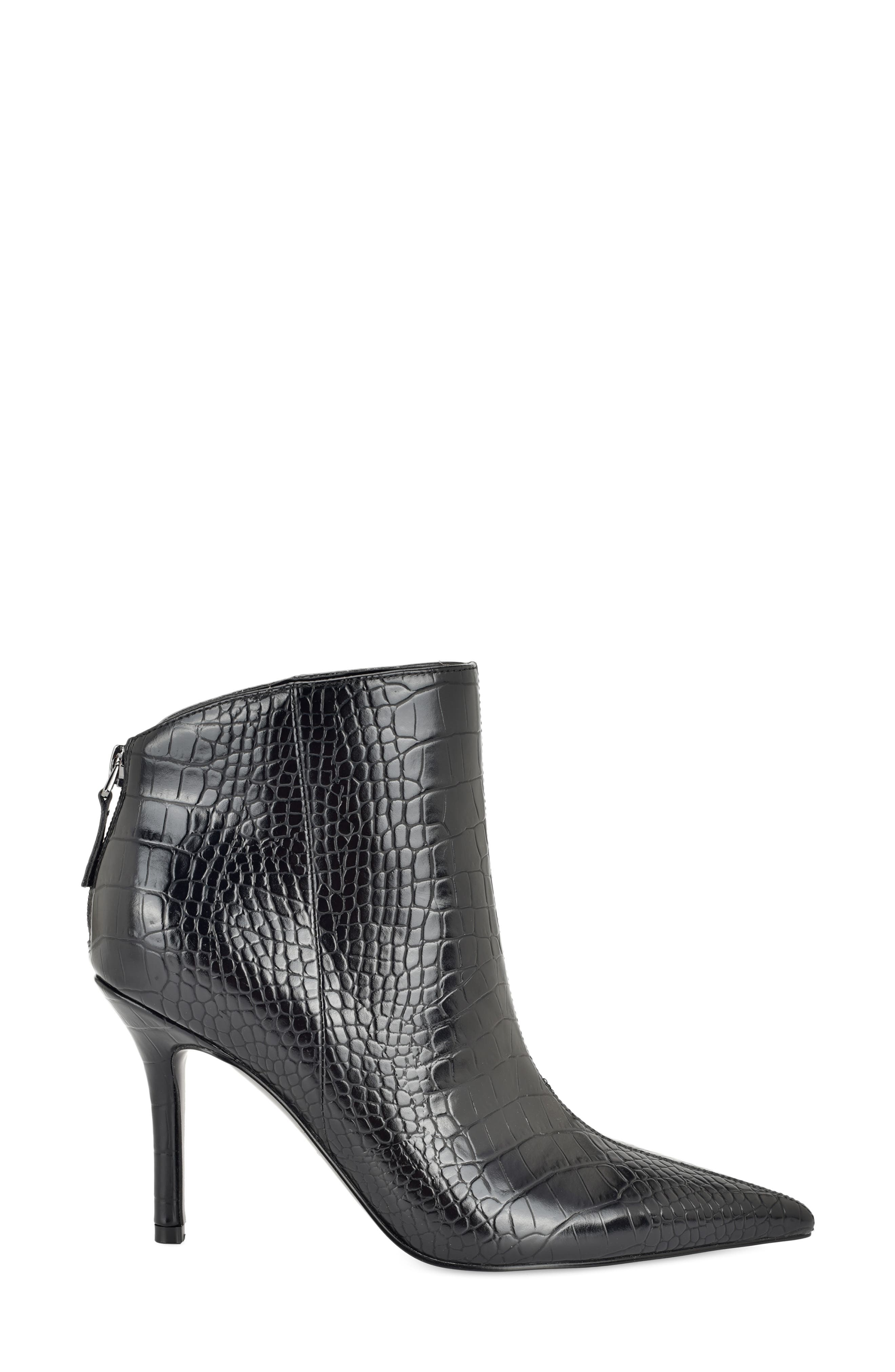 Gesabel Ankle Bootie, Alternate, color, BLACK CROC
