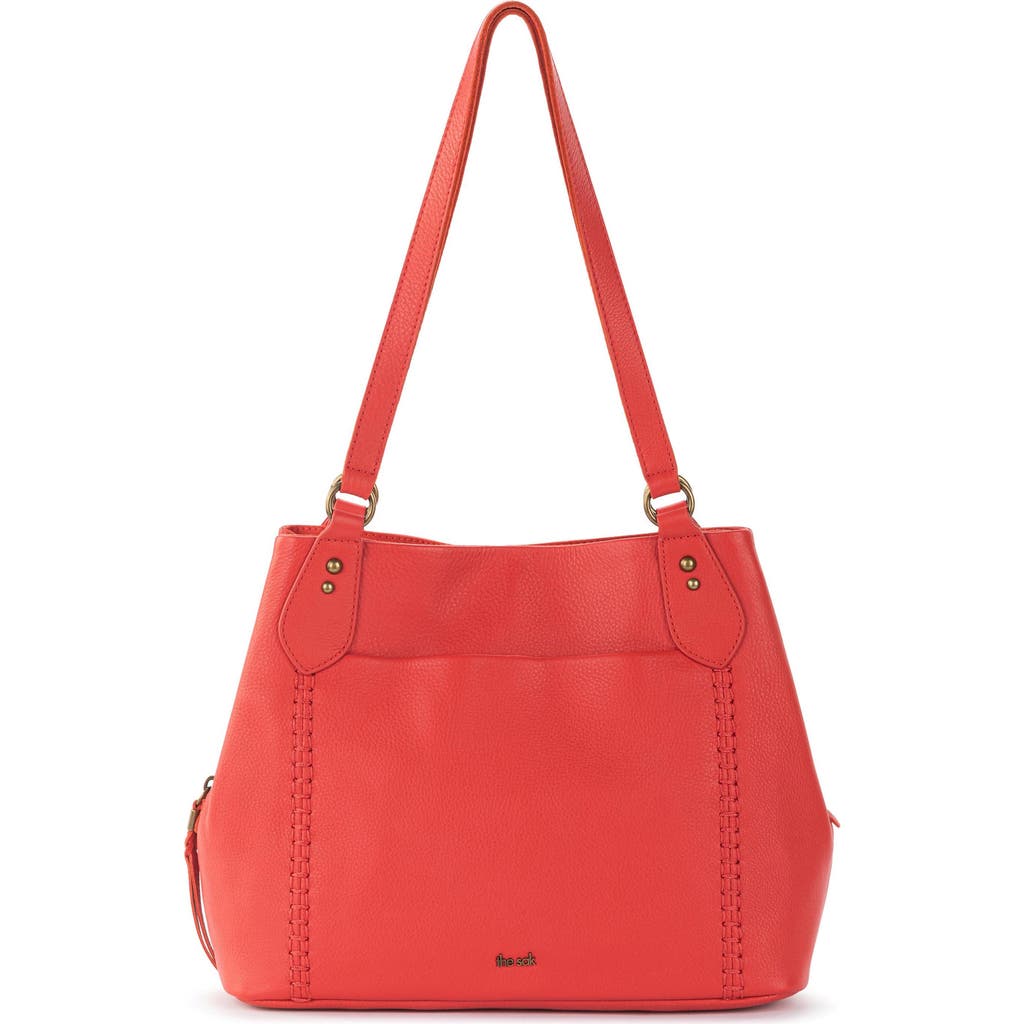 The Sak Melrose Satchel Bag In Cayenne