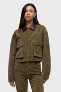 Hudson Jeans Faux Suede Chore Jacket