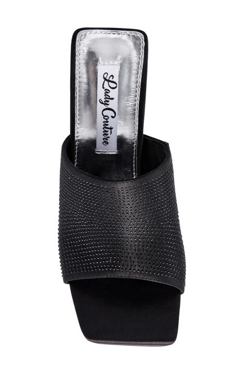 Lady Couture Women's Fuego Wedge Sandals In Black