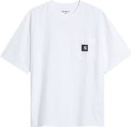 Carhartt Work In Progress Logo Pocket Cotton T-Shirt