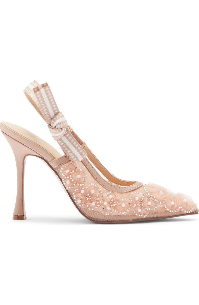 Steve Madden Bri Pointed Toe Slingback Pump, Alternate, color, Blush
