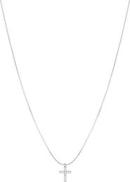 Bearfruit Jewelry Sterling Silver 18k Gold Plated Weiss Cross Necklace Everyday Wear
