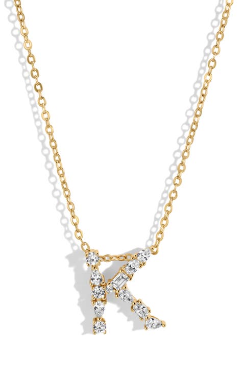 Letter Pendant Necklace