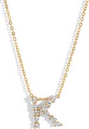 LILI CLASPE Letter Pendant Necklace