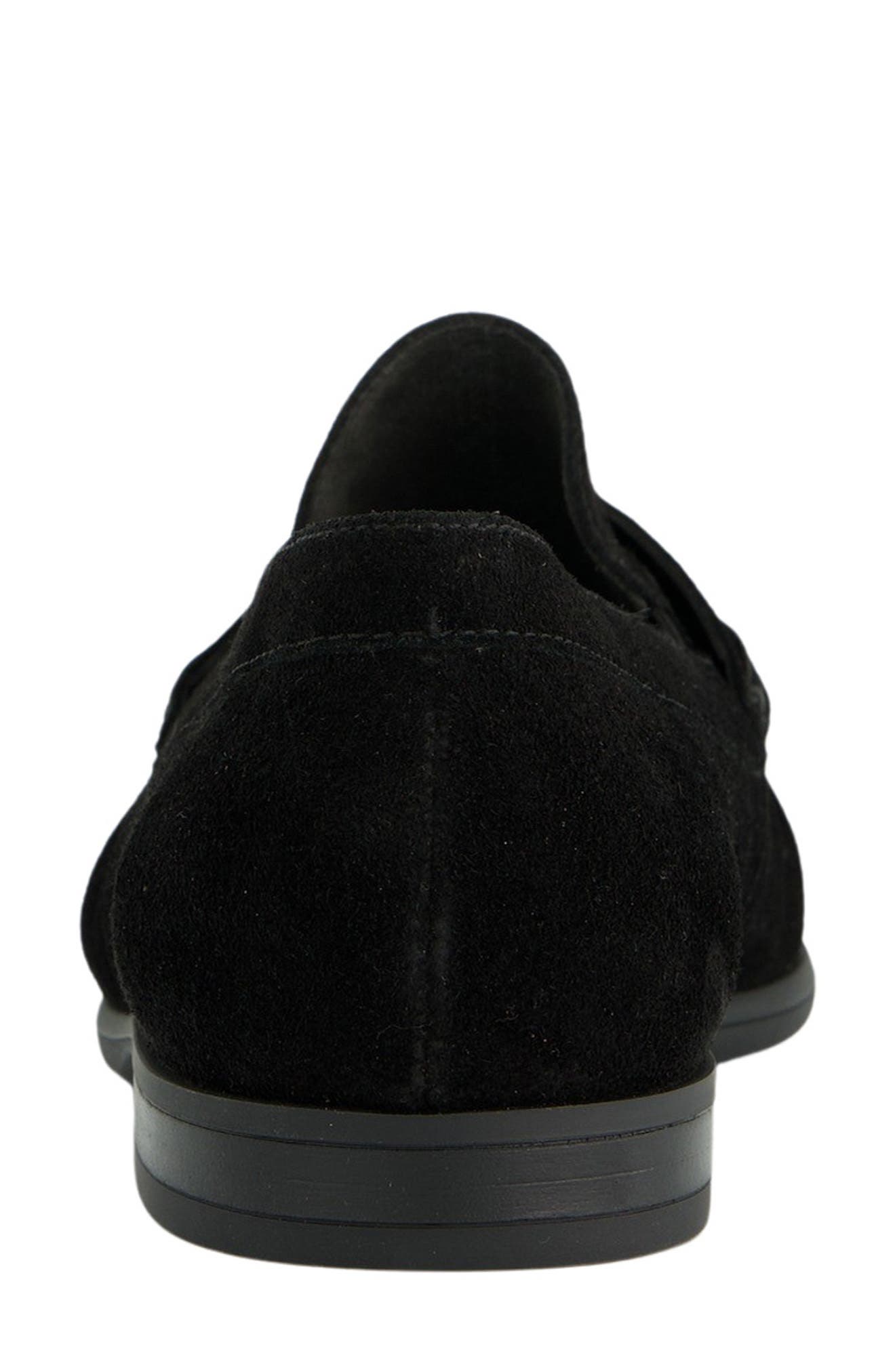 Emmy Penny Loafer, Alternate, color, BLACK SOFT SUEDE