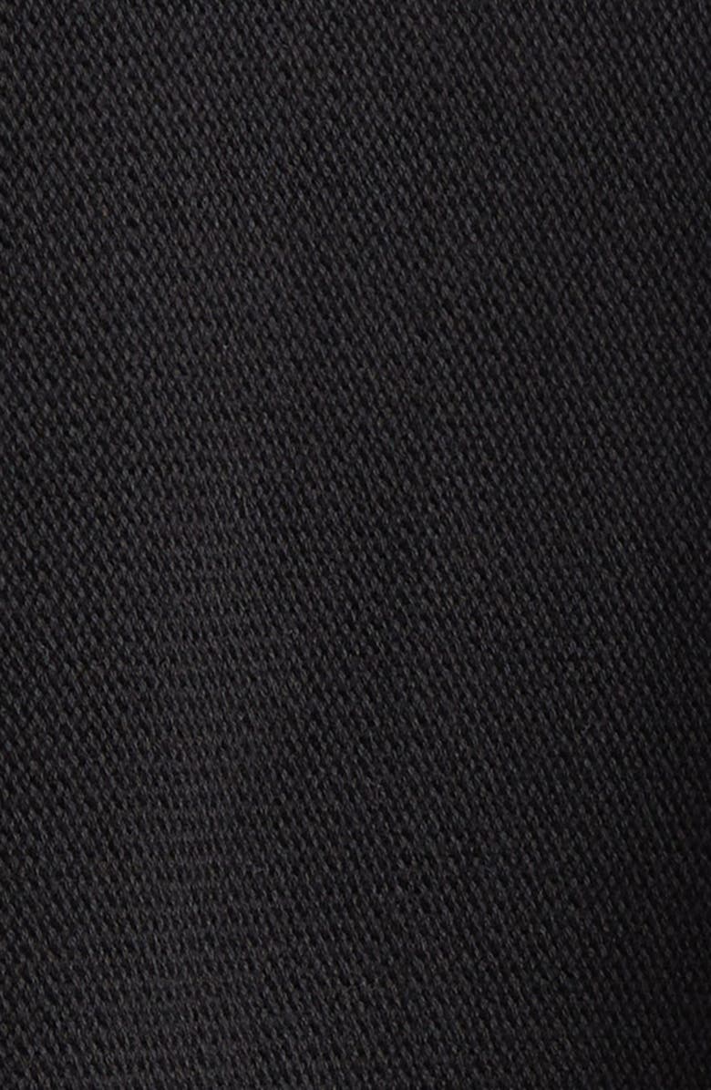 Bode Double Breasted Cotton Cardigan, Alternate, color, Black