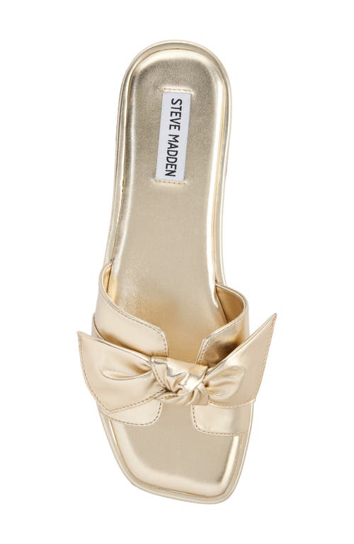 Steve Madden Tatumm Slide Sandal In Gold