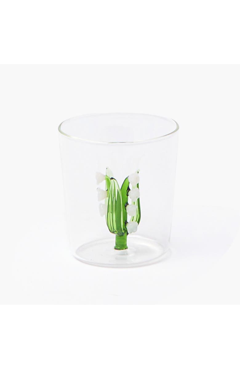 Mrs. Alice Lily of the Valley Glasses, Alternate, color, Green