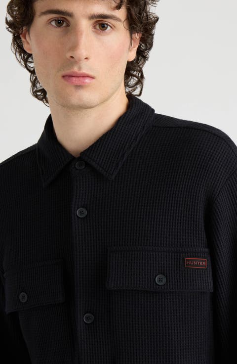 Harrison Waffle Knit Utility Shirt