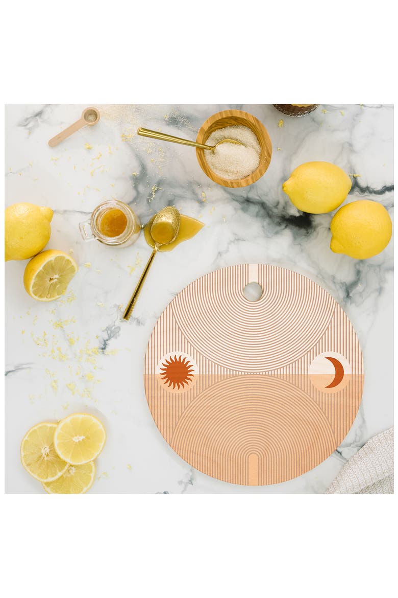 Celestial Arches by Iveta Abolina Cutting Board, Alternate, color, BEIGE