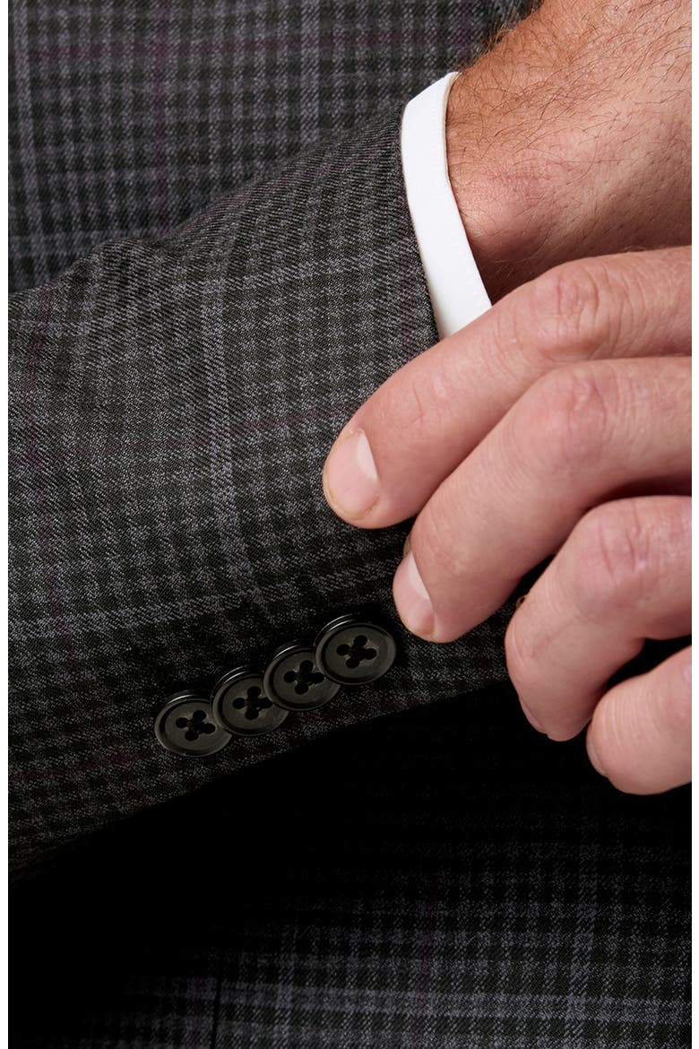 Lavelle Wool Blazer, Alternate, color, CHARCOAL GUN CHECK