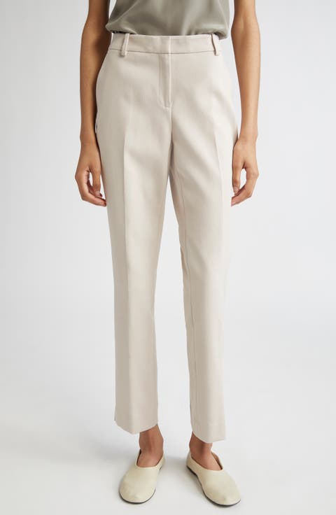 Manhattan Slim Fit Cotton Cigarette Pants