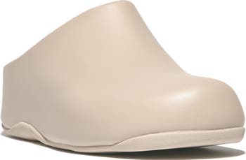 Fitflop Womens Shuv Leather Clogs |268-592| Light Tan main image 0