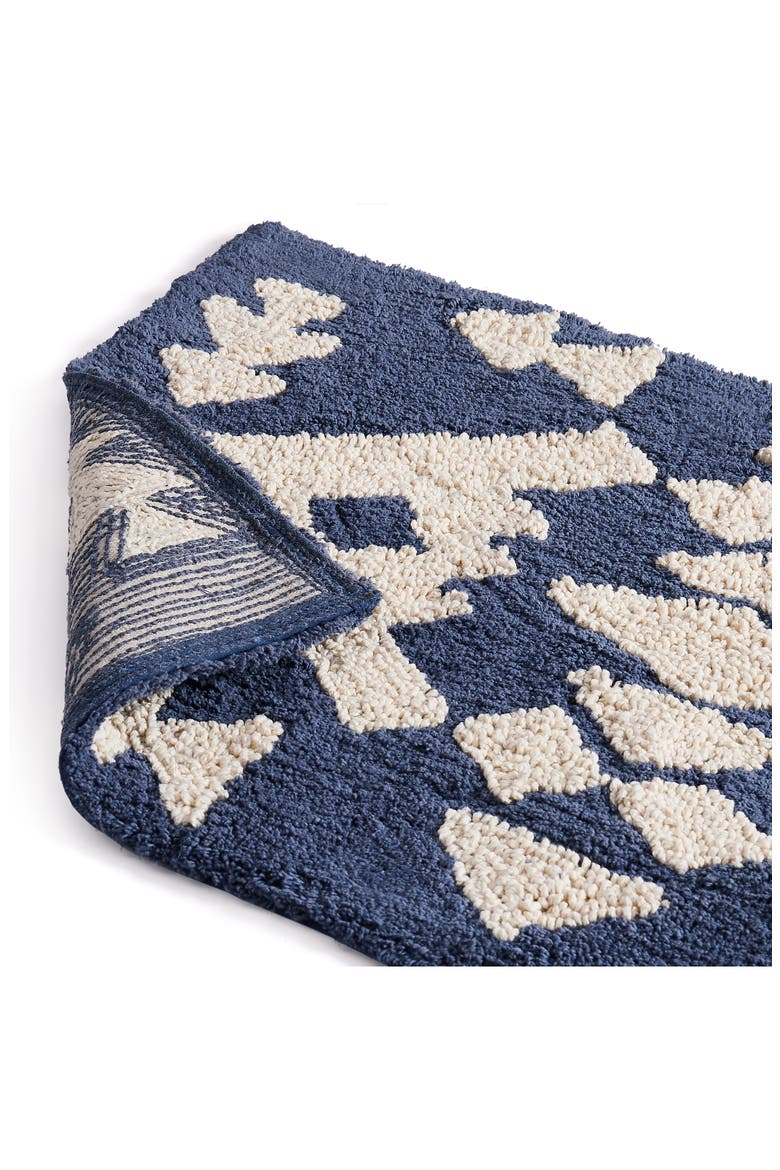 Diamond Peak Bath Rug, Alternate, color, VINTAGE INDIGO