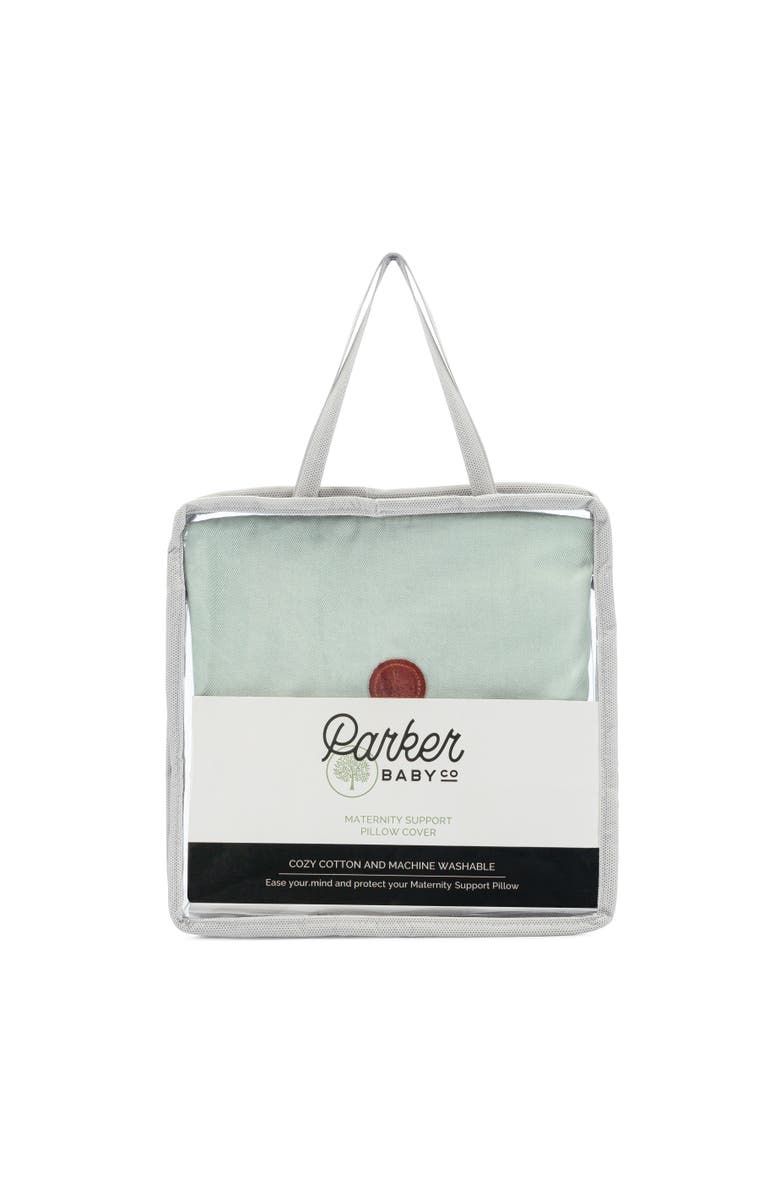 Parker Baby Co. The Croissant Pregnancy Pillow Cover, Main, color, Pewter