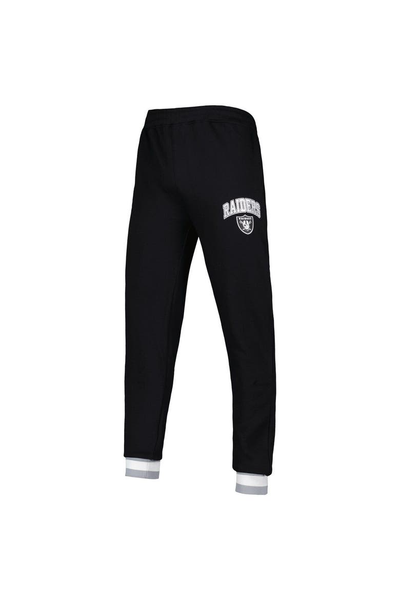 Men's Starter Black Las Vegas Raiders Blitz Fleece Jogger Pants, Alternate, color, Black