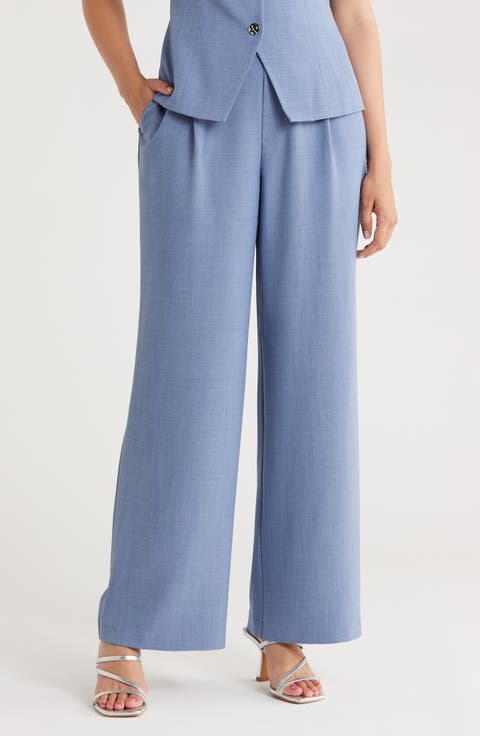 Pull-On Wide Leg Pants