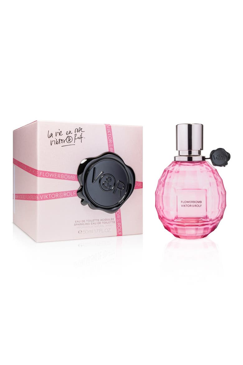 Viktor&Rolf 'Flowerbomb La Vie en Rose' Eau de Toilette (Limited Edition), Alternate, color, NO COLOR